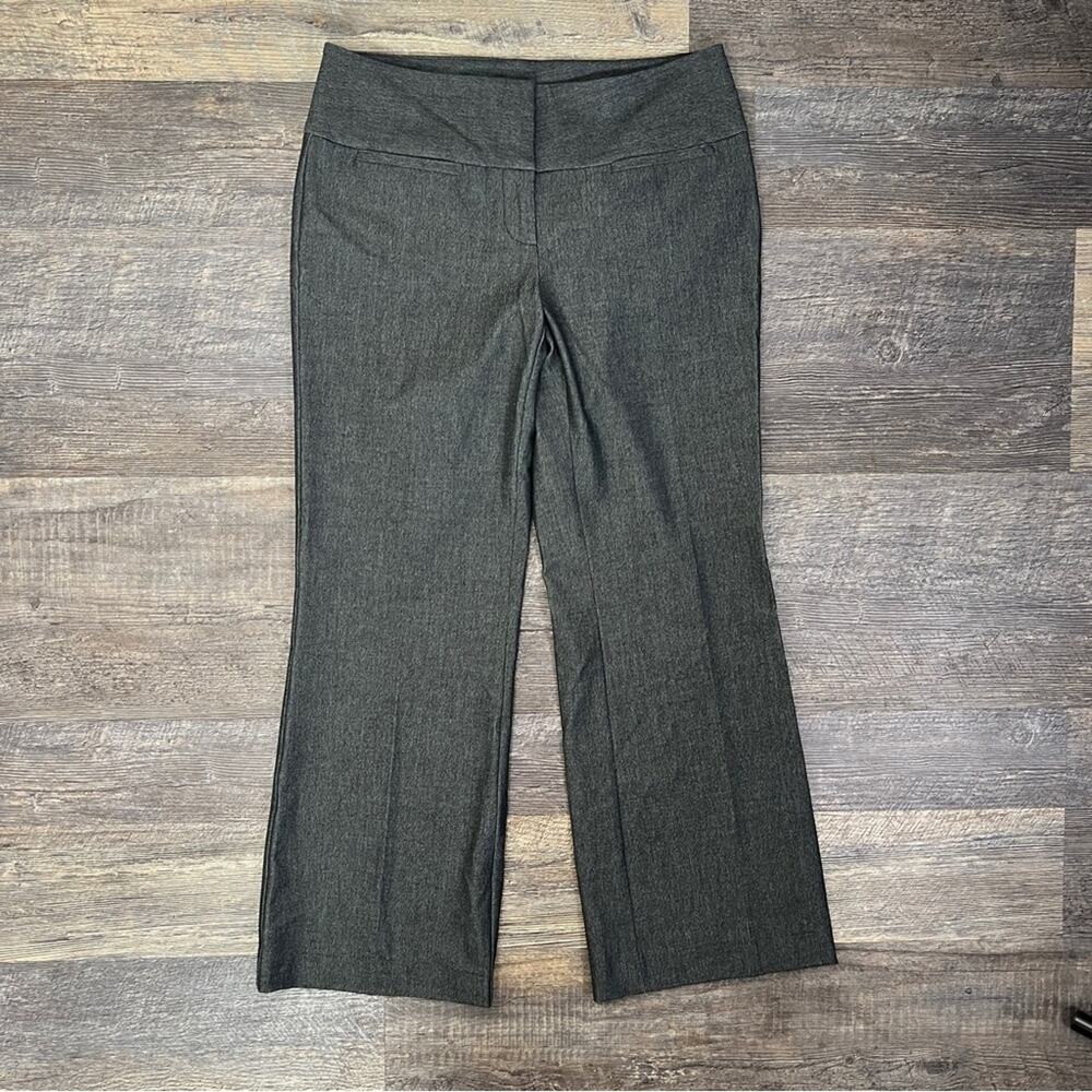 INC International Concepts gray wide leg business casual dress pants size 6 B48